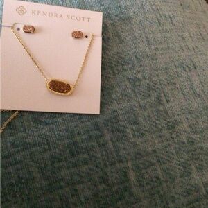 Gold with rose gold stones